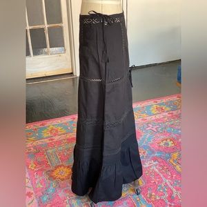 Black Crochet Maxi skirt! Only worn a couple times.